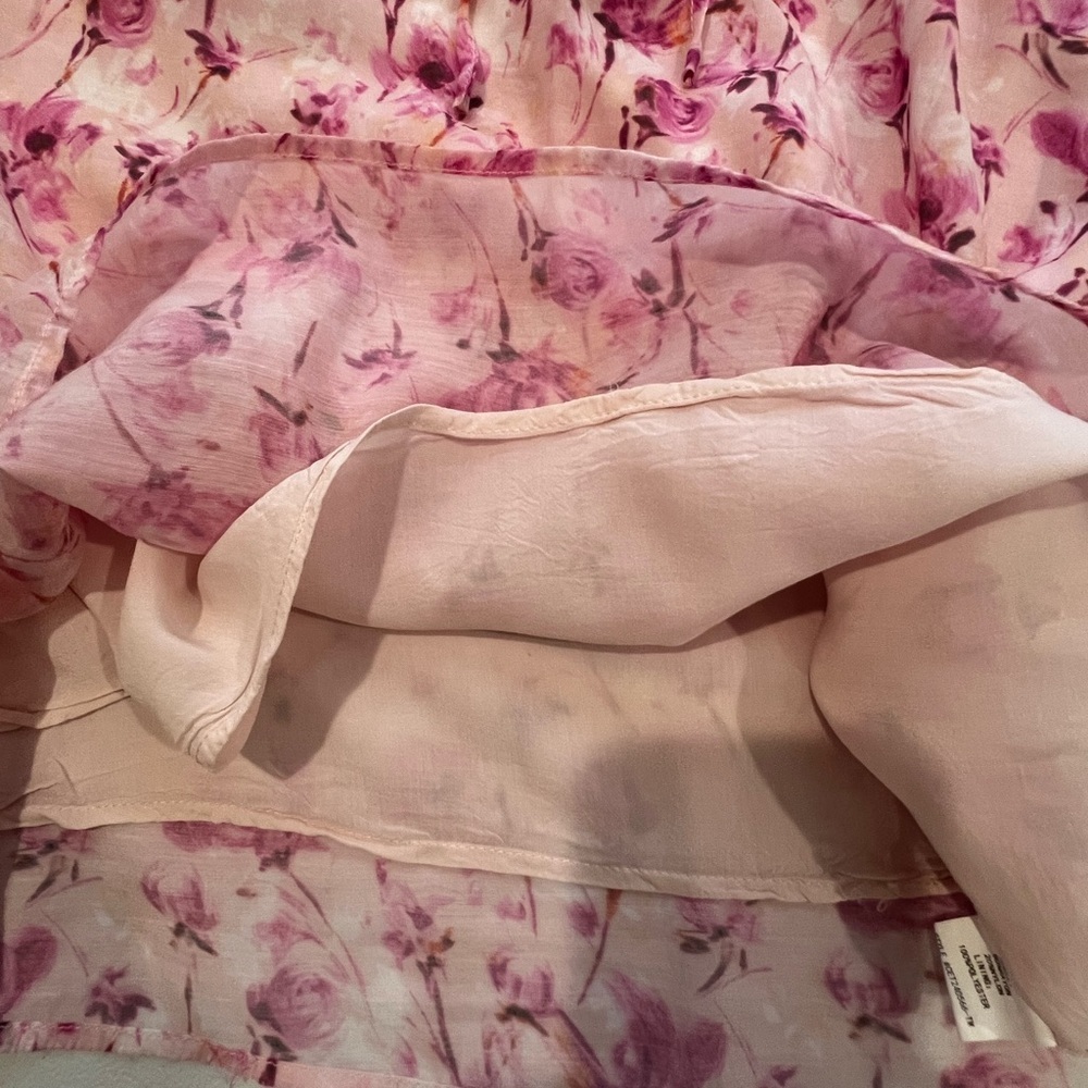 MELLÓDAY Floral Pink Women's Top M NWOT - Picture 8 of 10